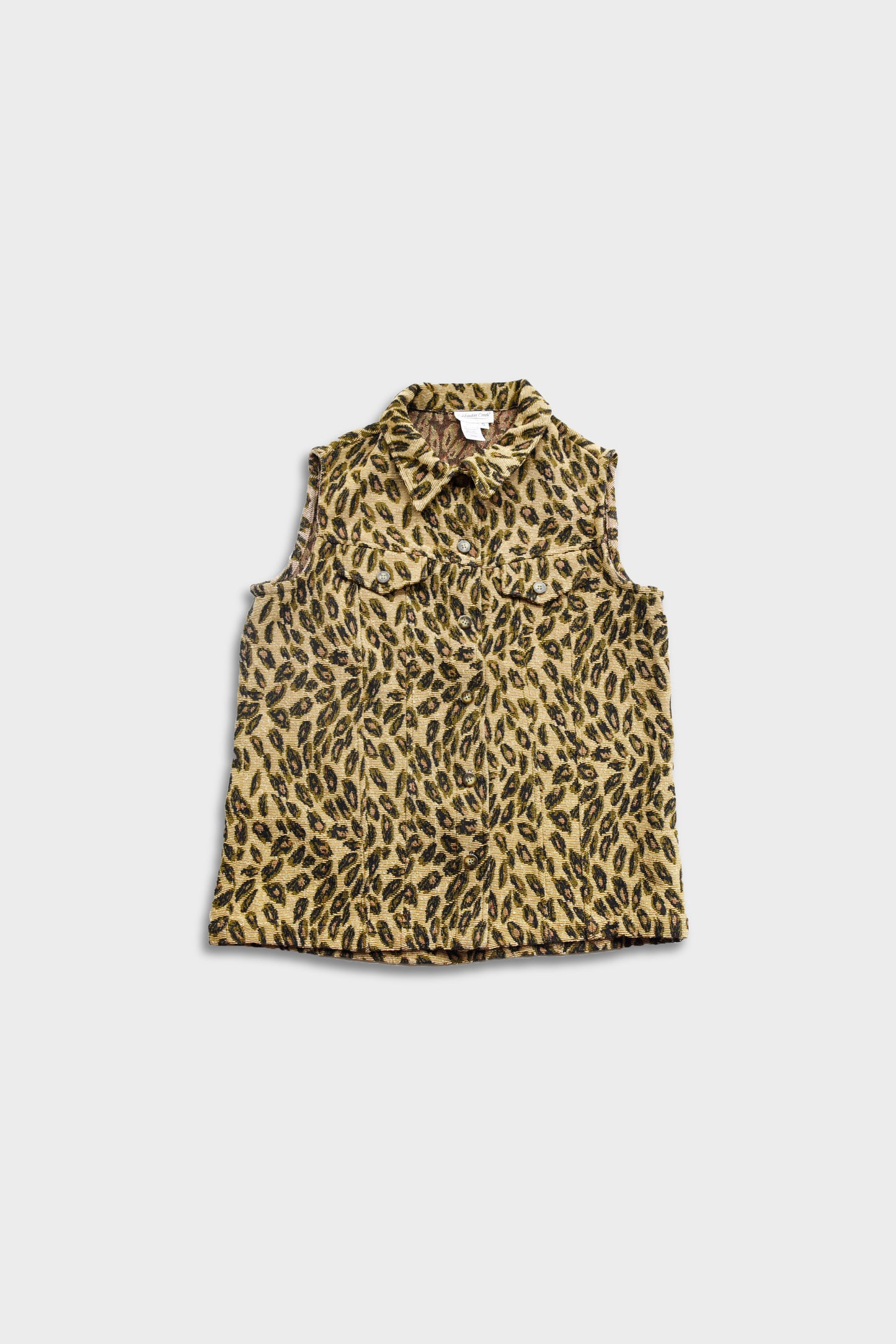leopard vest
