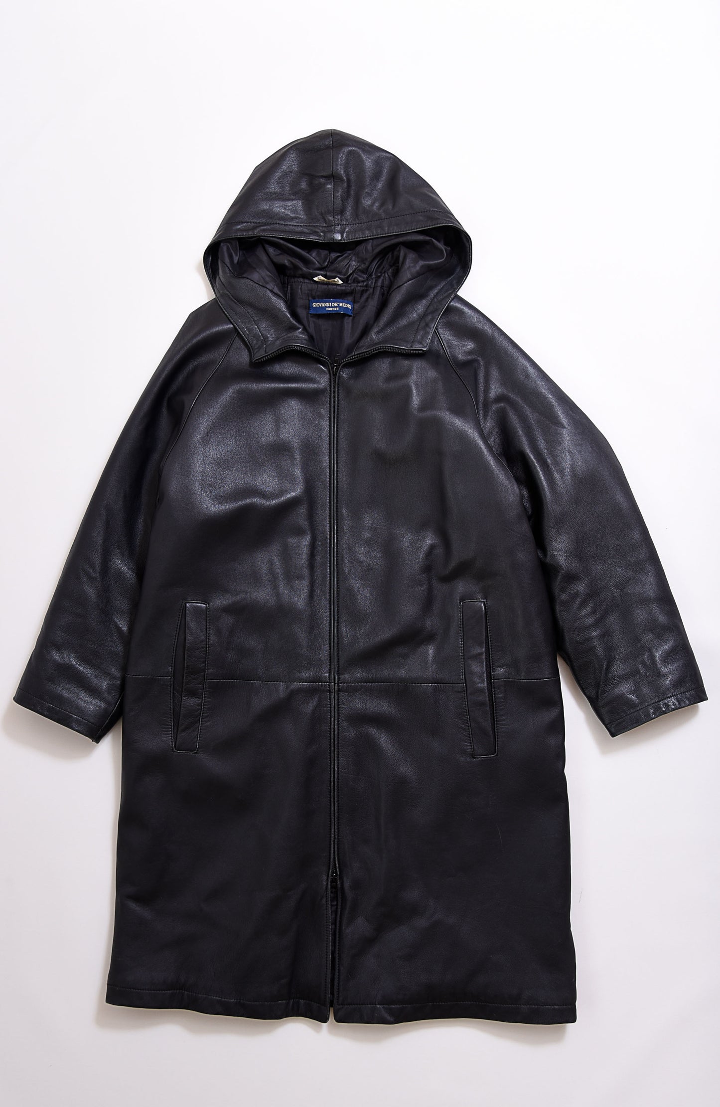 leather coat|