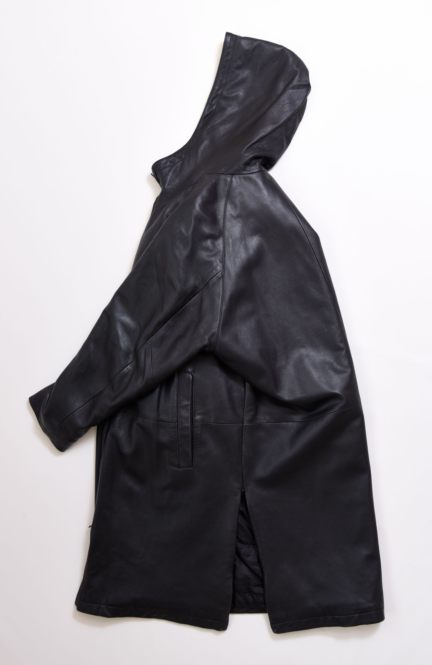 leather coat|
