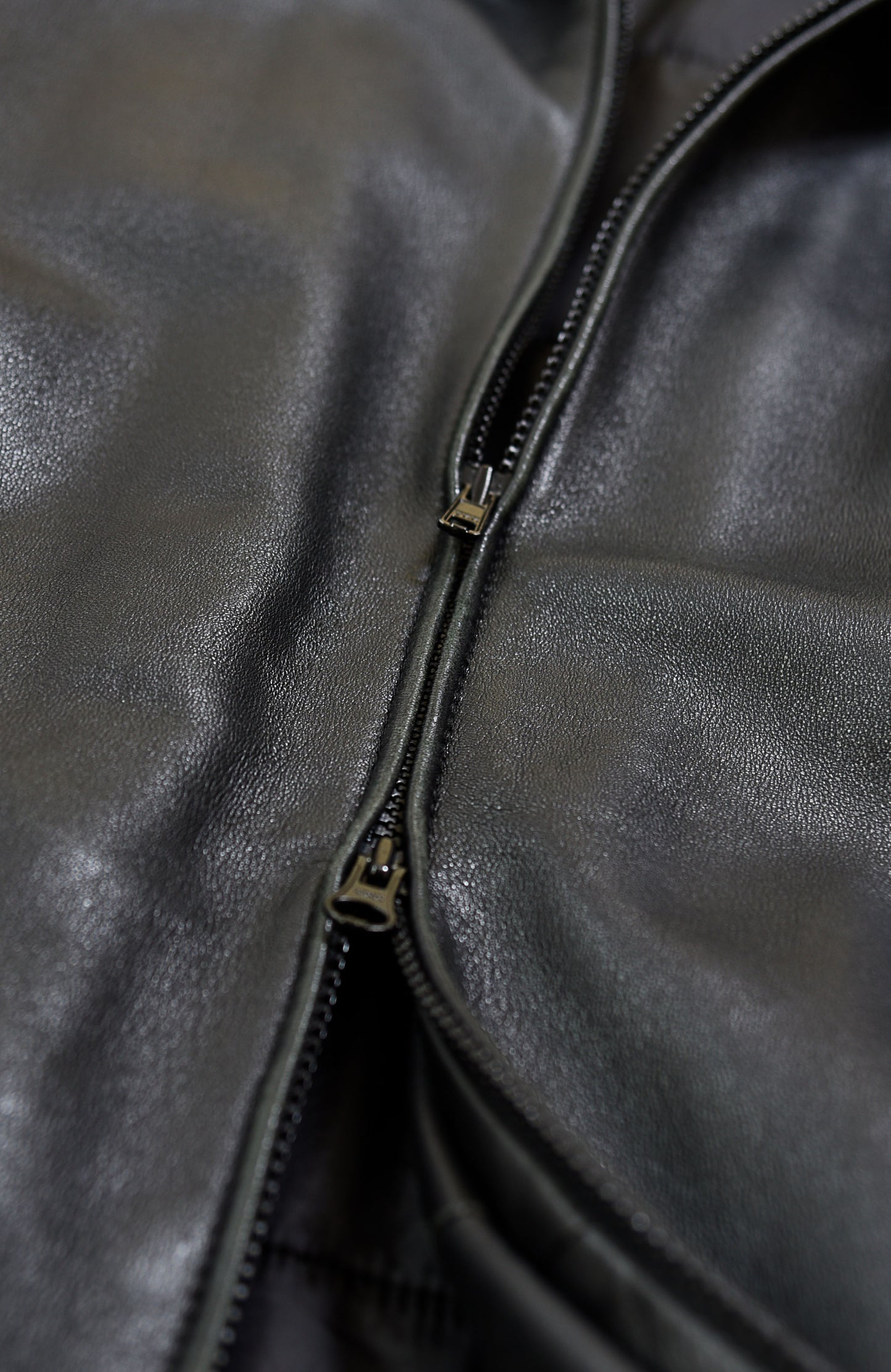 leather coat|