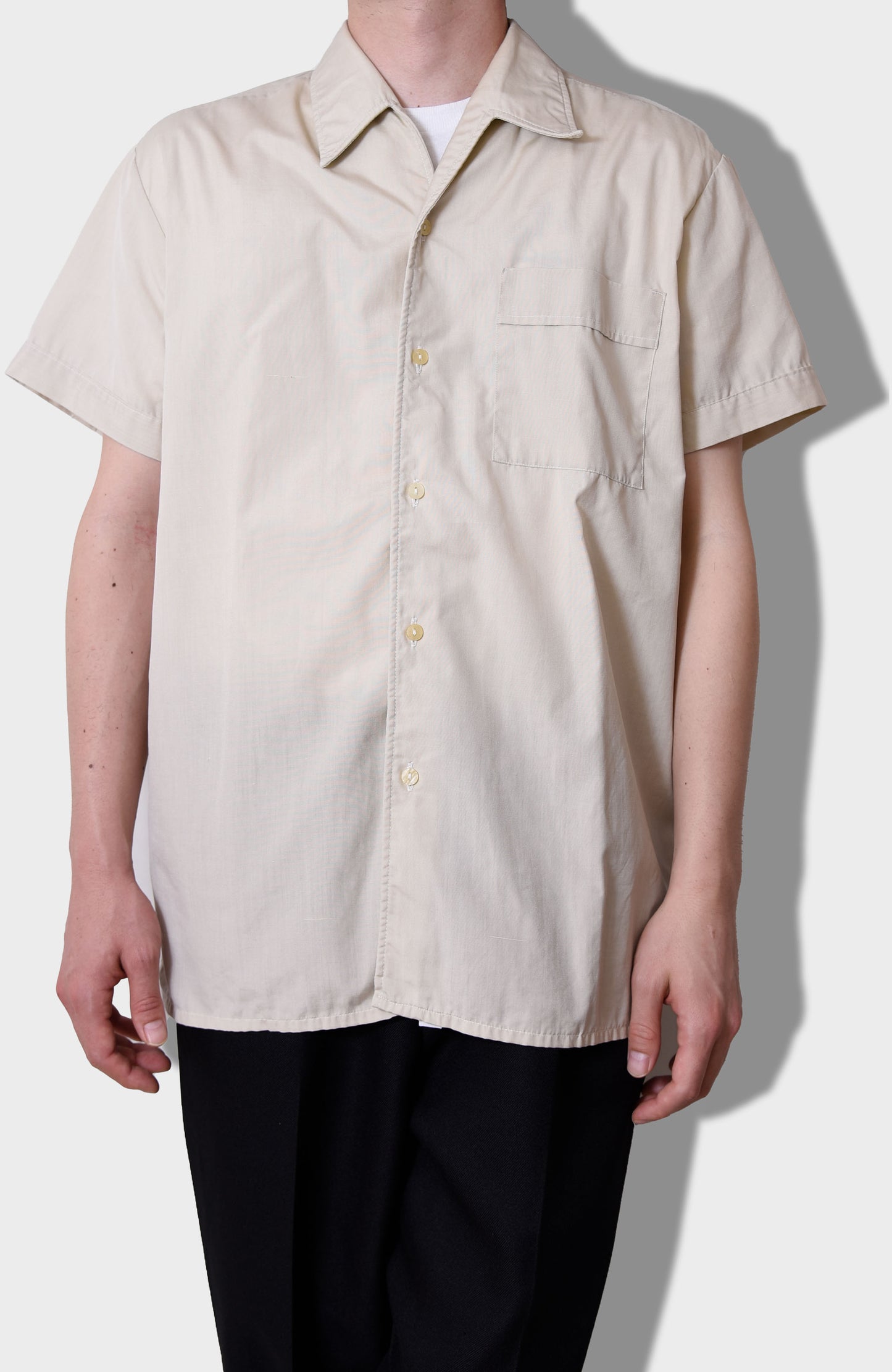 Open collar shirts|1980s