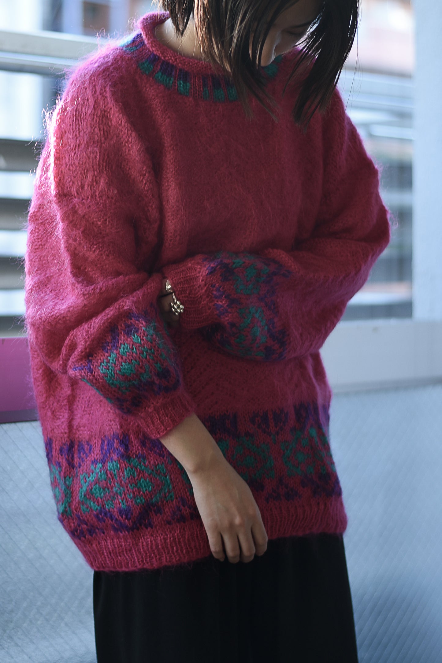 Vintage mohair knit