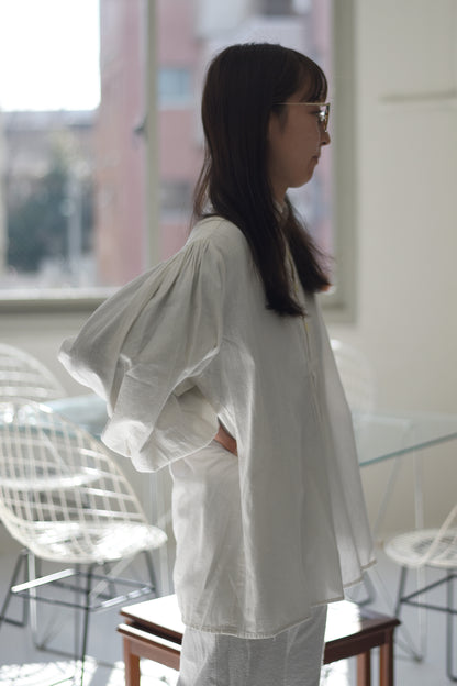 Pintuck blouse｜1980s