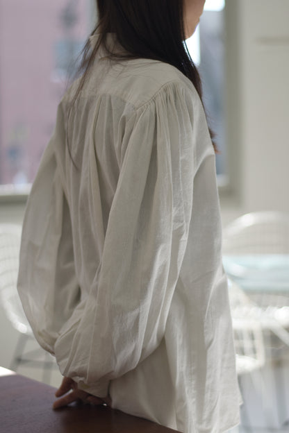 Pintuck blouse｜1980s