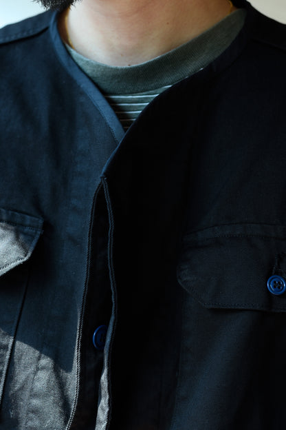 collarless jkt｜Remake 1960s