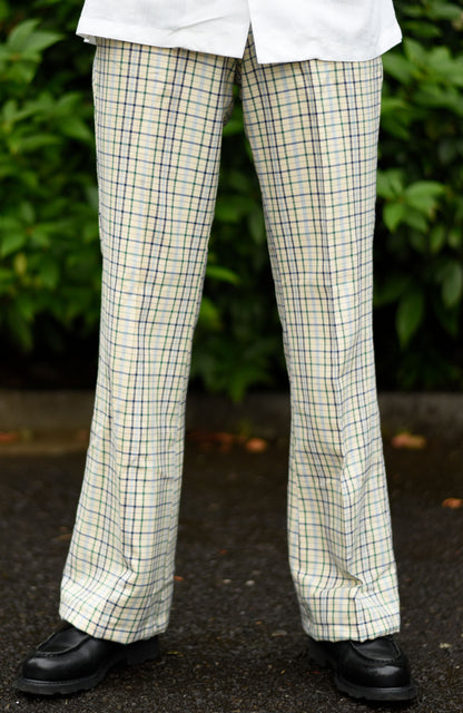 Check trousers｜1970s